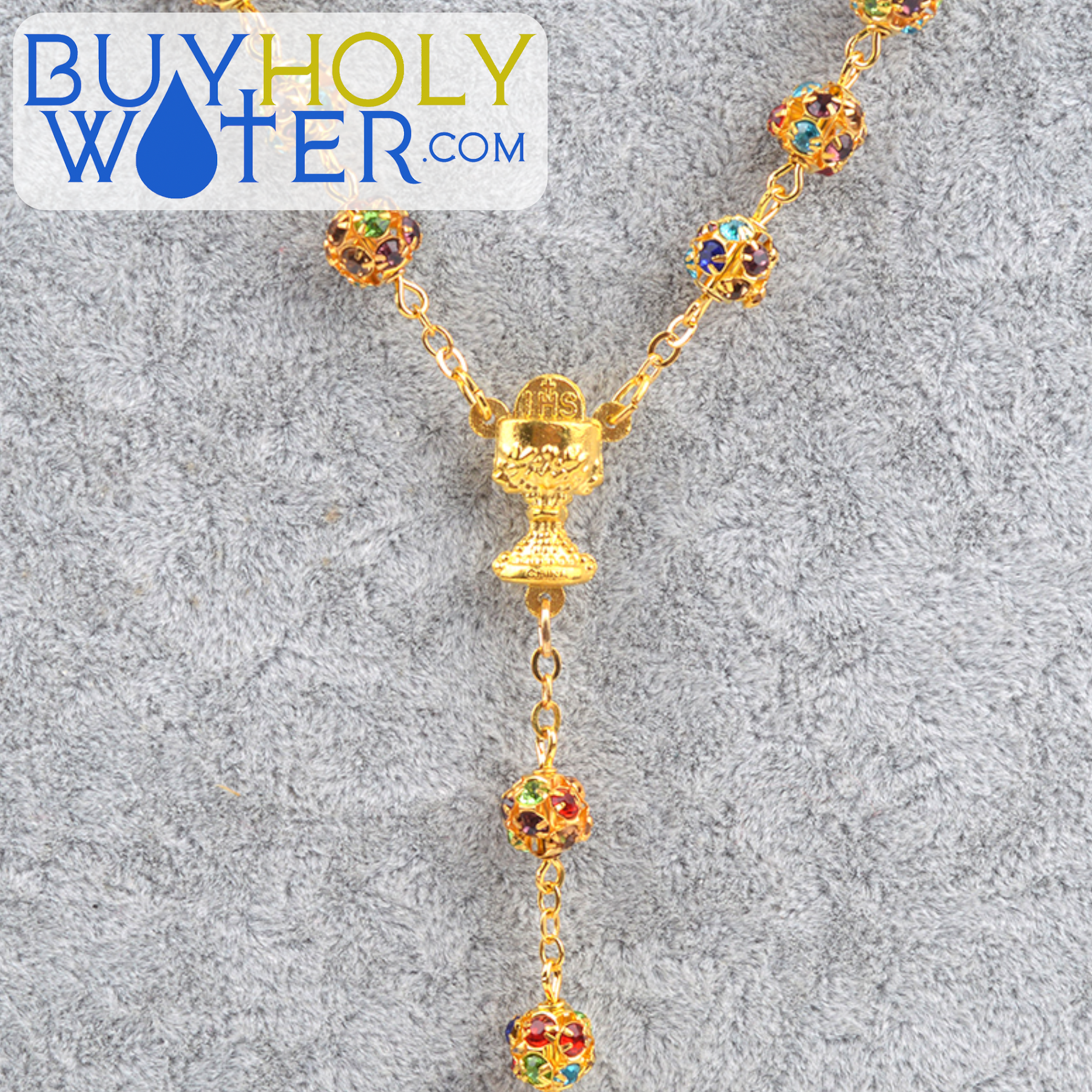 24k gold rosary necklace deals