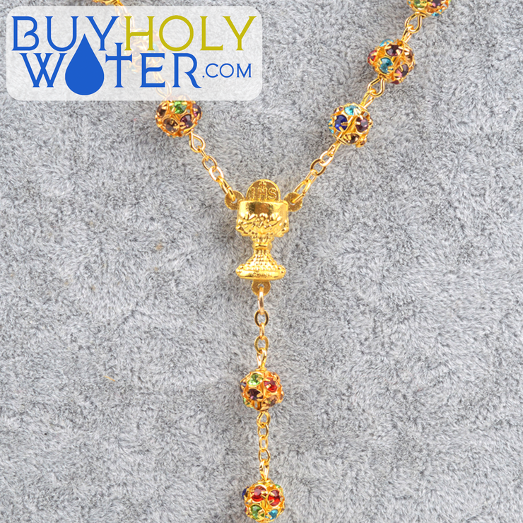 24k gold deals rosary